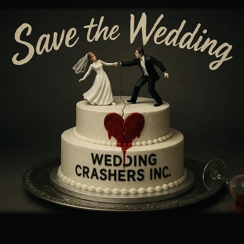 Save the Wedding — bröllopstårta